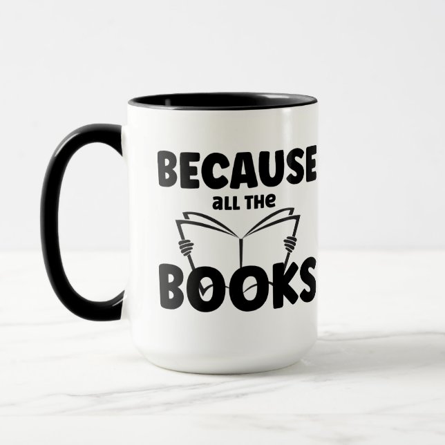 Denn alle Bücher Tasse (Links)
