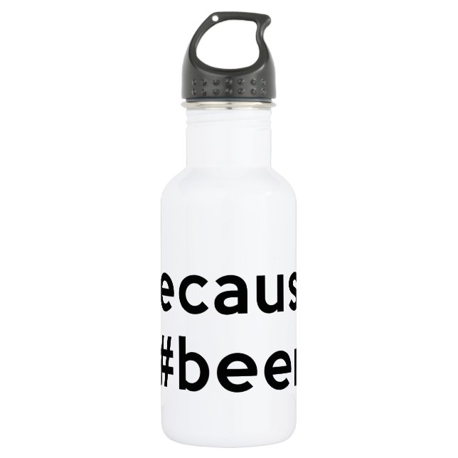 Denn Bier Edelstahlflasche (Vorderseite)
