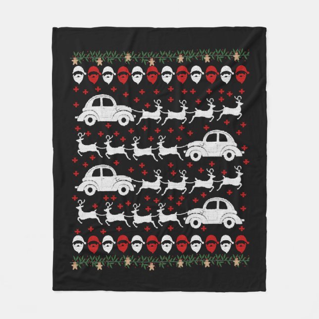 Denn Christmas Fleecedecke (Vorderseite)
