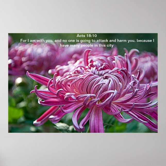 Denn ich bin bei Ihnen Poster (Vorne)