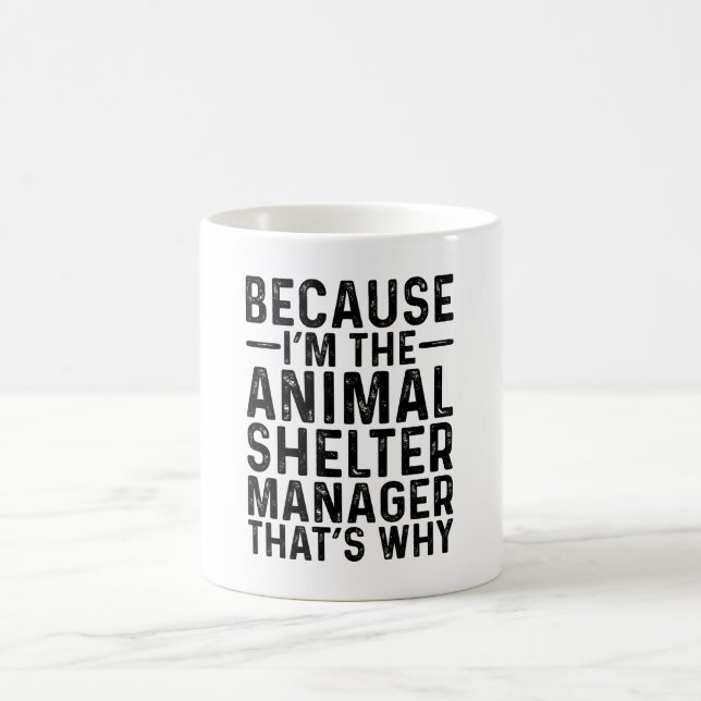 Denn ich bin der Ambulanzleiter, deshalb Kaffeetasse (Mittel)
