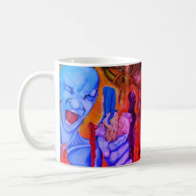 Denn ich bin Künstlerin Tasse groß (Links)