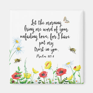 Denn ich habe mein Vertrauen in dich gesetzt Magnet