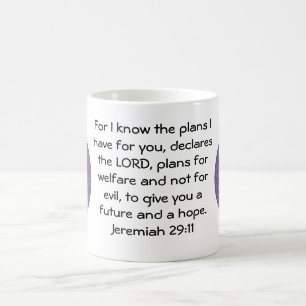 Denn ich kenne die Pläne, die ich habe - Jeremiah  Kaffeetasse