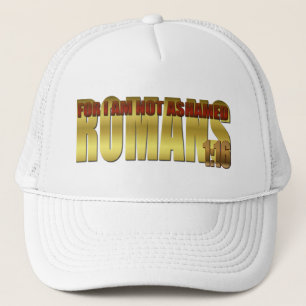 Denn ich schäme mich nicht truckerkappe