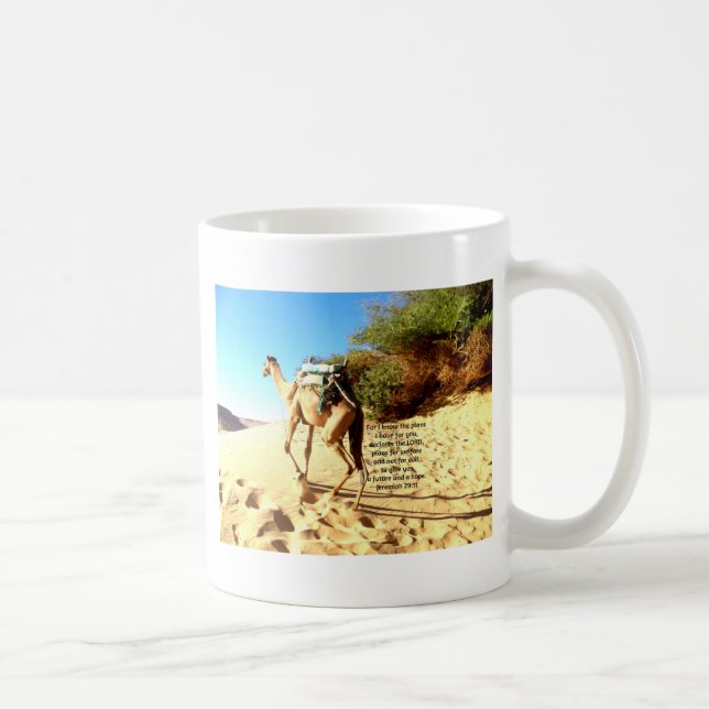 Denn ich weiß, die Pläne habe ich .... Jeremiah 29 Kaffeetasse (Rechts)