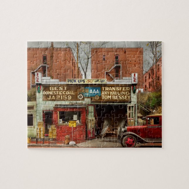 Denn Mechanic - Chop Shop 1938 Puzzle (Horizontal)