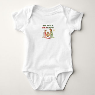 Denn uns ist ein Kind geboren Baby Strampler