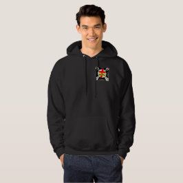 Denn wir kämpfen nicht Ephesianer 6:12-Sangria Hoodie