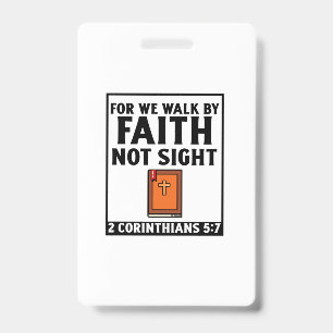 Denn wir wandeln durch den Glauben christlicher G Ausweis