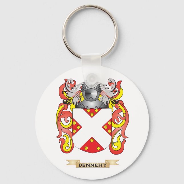 Dennehy-Wappen Schlüsselanhänger (Vorderseite)