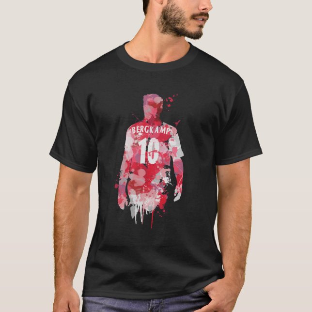 Dennis Bergkamp Art Classic T - Shirt (Vorderseite)