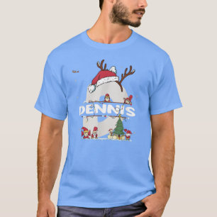 Dennis Christmasw Dennis Name für lustige Weihnach T-Shirt