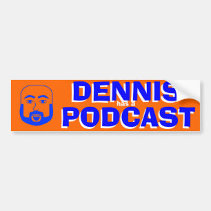 Dennis hat einen Podcast - den Autoaufkleber, Autoaufkleber