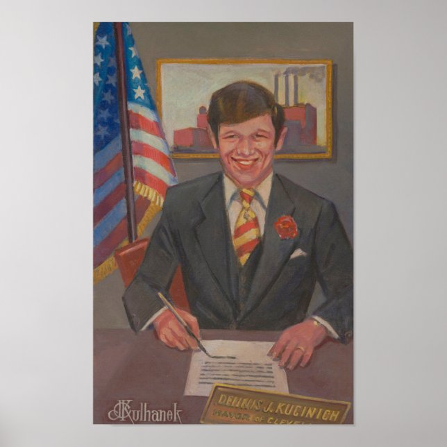 Dennis Kucinich - Cleveland Mayor von Kulhanek Poster (Vorne)