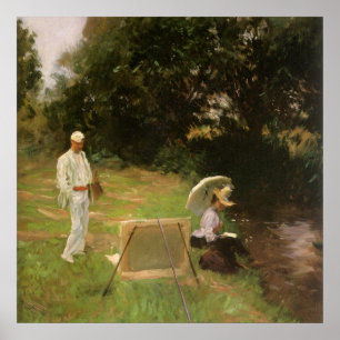 Dennis Miller Bunker Malend bei Calcot von Sargent Poster