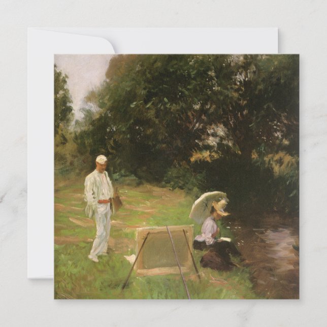 Dennis Miller Bunker Painting in Calcot von Sargen (Vorderseite)