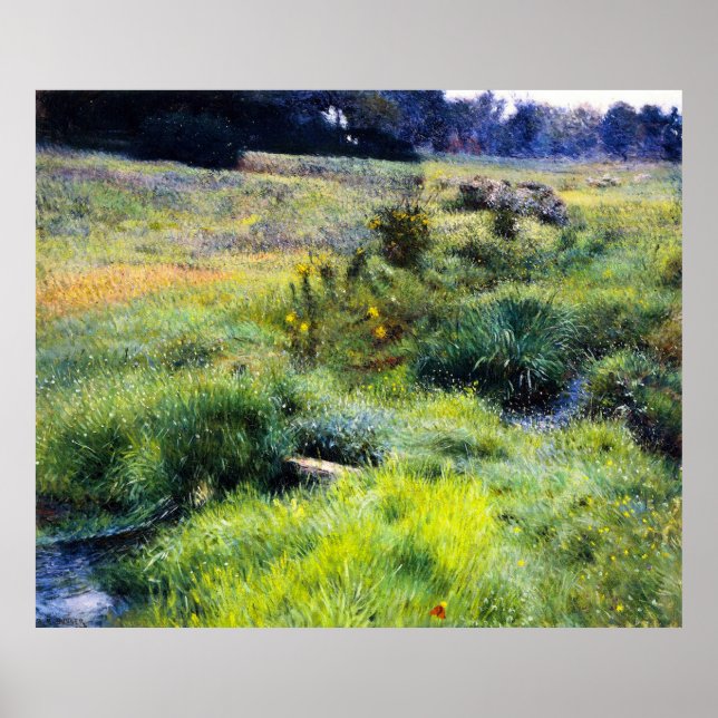 Dennis Miller Bunker's The Brook at Medfield Poster (Vorne)