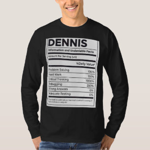 Dennis-Nährwertinformation Problem lösen T-Shirt