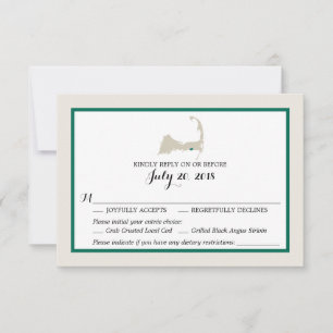 Dennis Port Cape Cod Map   RSVP-Menü Hochzeiten RSVP Karte