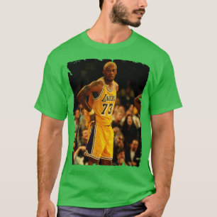 Dennis Rodman Vintage Gestaltung von Basketball 2 T-Shirt