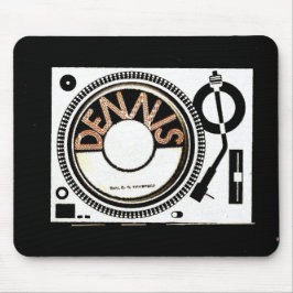 DENNIS-TURNTABLE MOUSEPAD