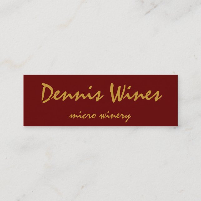Dennis-Weine Mini Visitenkarte (Vorderseite)