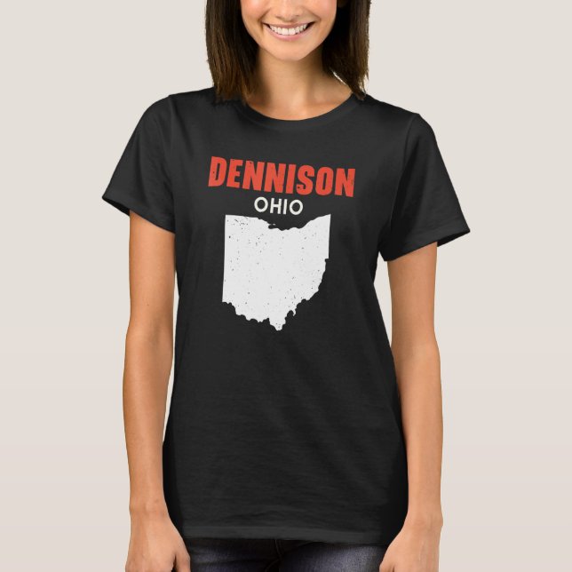 Dennison Ohio USA State America Travel Ohioan T-Shirt (Vorderseite)