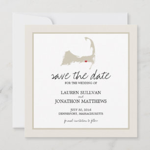 Dennisport Cape Cod Wedding Save the Date
