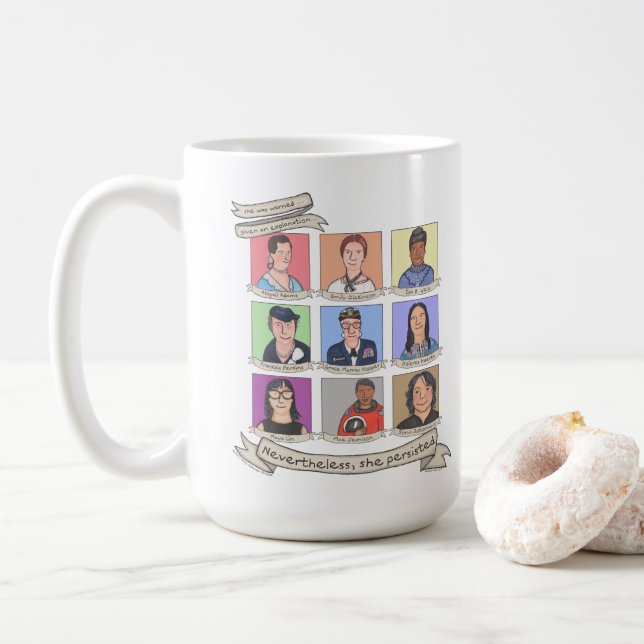 Dennoch bestand sie 15 Unze fort. Tasse (Mit Donut)