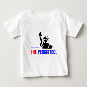 Dennoch bestand sie fort baby t-shirt