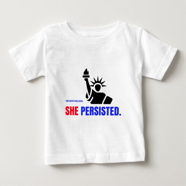 Dennoch bestand sie fort baby t-shirt (Vorderseite)