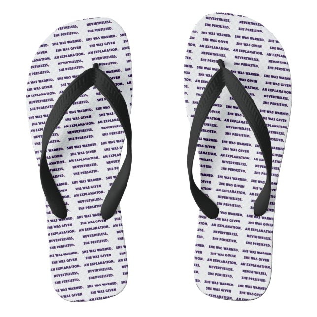 Dennoch bestand sie fort flip flops (Fußbett)