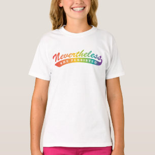Dennoch bestand sie fort. Raglan-T-Shirt T-Shirt