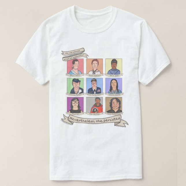 Dennoch bestand sie Shirt fort (verschiedene (Design vorne)