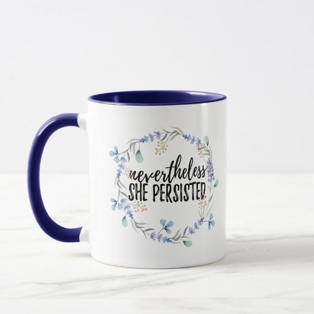 Dennoch bestand sie Zwei-Ton Tasse fort (Links)