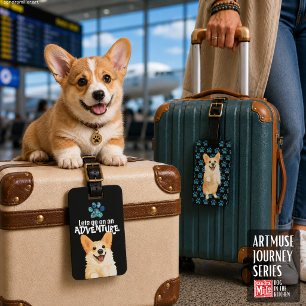 DENNY Corgi - ArtMuse Journey-Serie Gepäckanhänger