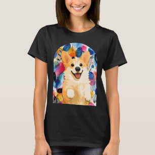 DENNY Corgi - ArtMuse Kollektion   T-Shirt
