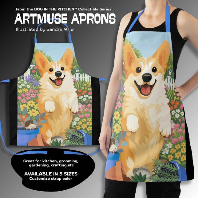 DENNY da Corgi   All-Over Print Schürze (Von Creator hochgeladen)