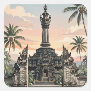 Denpasar Bali Aufkleber