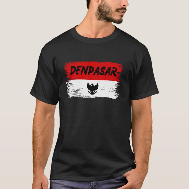Denpasar Indonesien T-Shirt (Vorderseite)