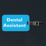 Dental Assistant Gepäckmarke Gepäckanhänger<br><div class="desc">Tag des Zahnarztes für das Gepäck von NC4Ever.com</div>