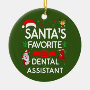 Dental Assistant Keramik Ornament