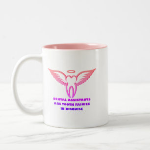 Dental Assistant Tooth Fairy Pink Tasse