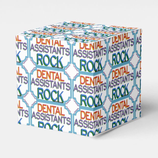 Dental Assistants Rock Geschenkschachtel (Vorderseite)