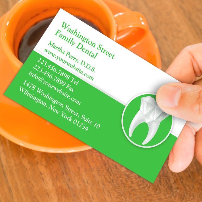 Dental Business Card mit Terminabsprache Terminkarte (Von Creator hochgeladen)