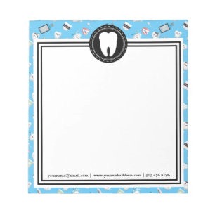 Dental Design Notepad Notizblock