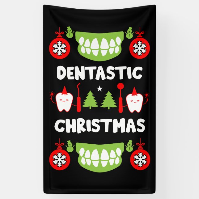 Dental Doctor Xmas Banner (Vertikal)