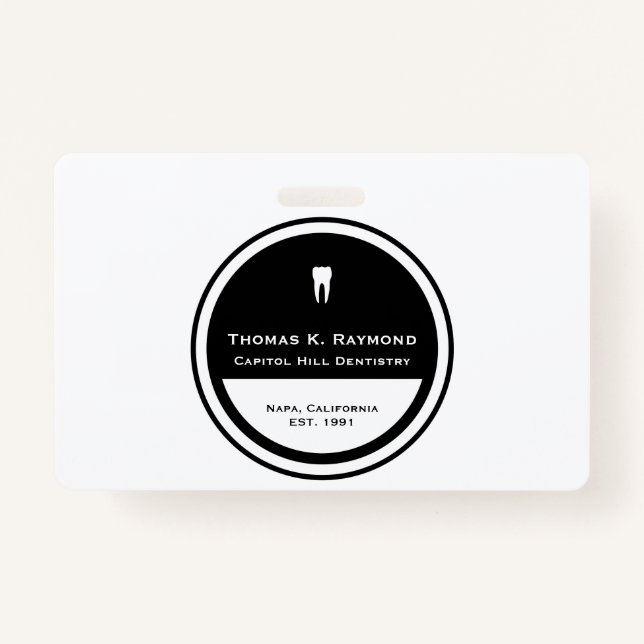 Dental Employee Abzeichen Ausweis (Vorderseite)