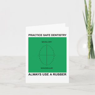 Dental Greeting Card for Dentists Karte
